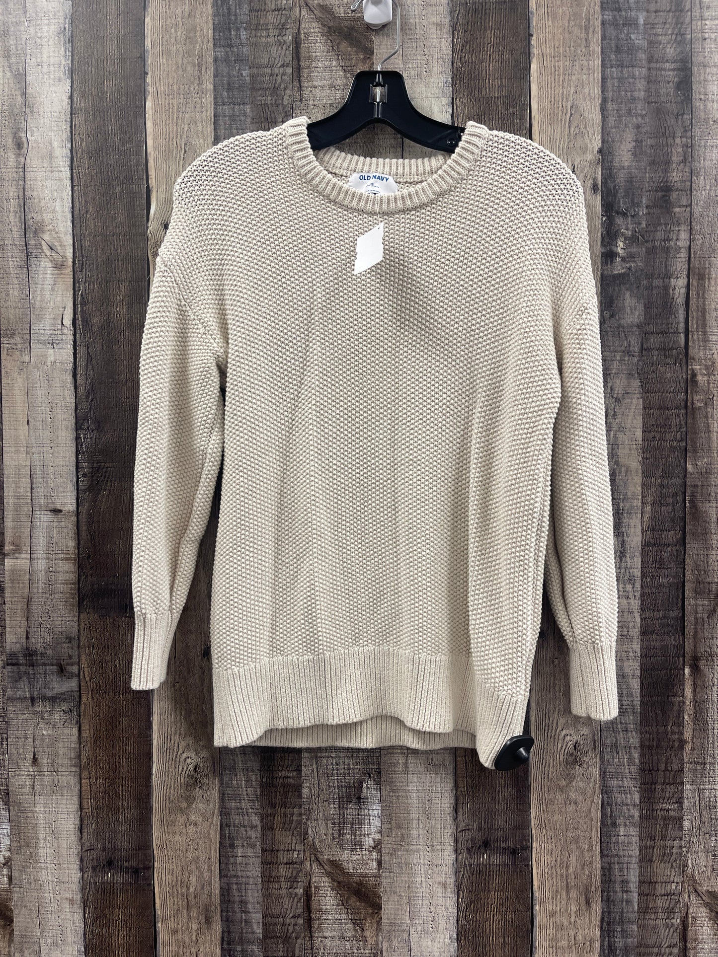 Sweater By Old Navy In Cream, Size: Xs