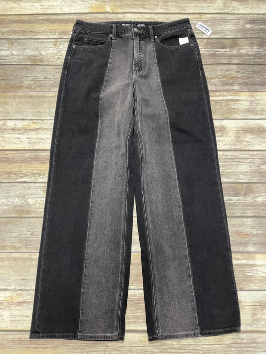 Jeans Wide Leg By Old Navy In Black Denim, Size: 12