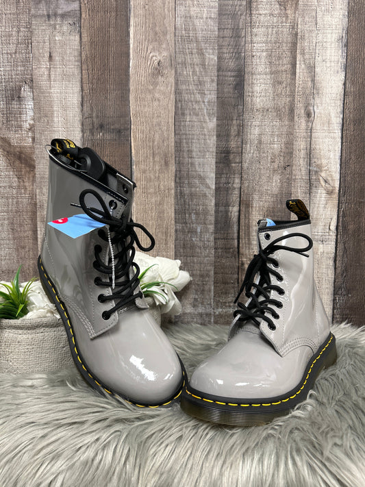 Boots Combat By Dr Martens In Grey, Size: 9