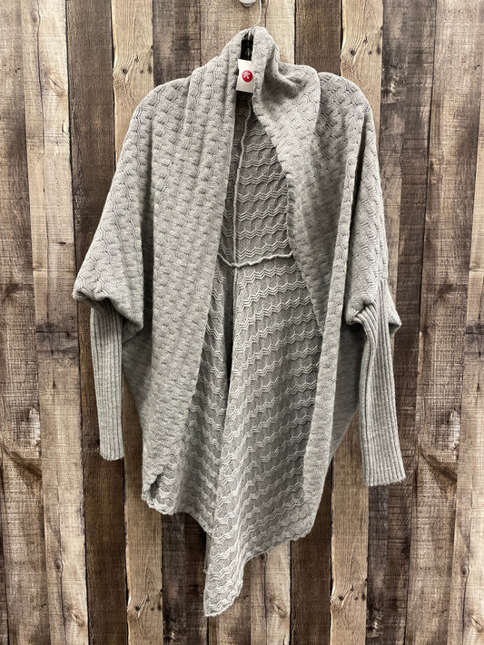 Sweater Cardigan By Cme In Grey, Size: Osfm