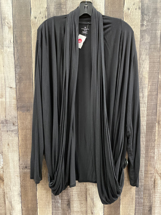 Cardigan By Worthington In Black, Size: 2x