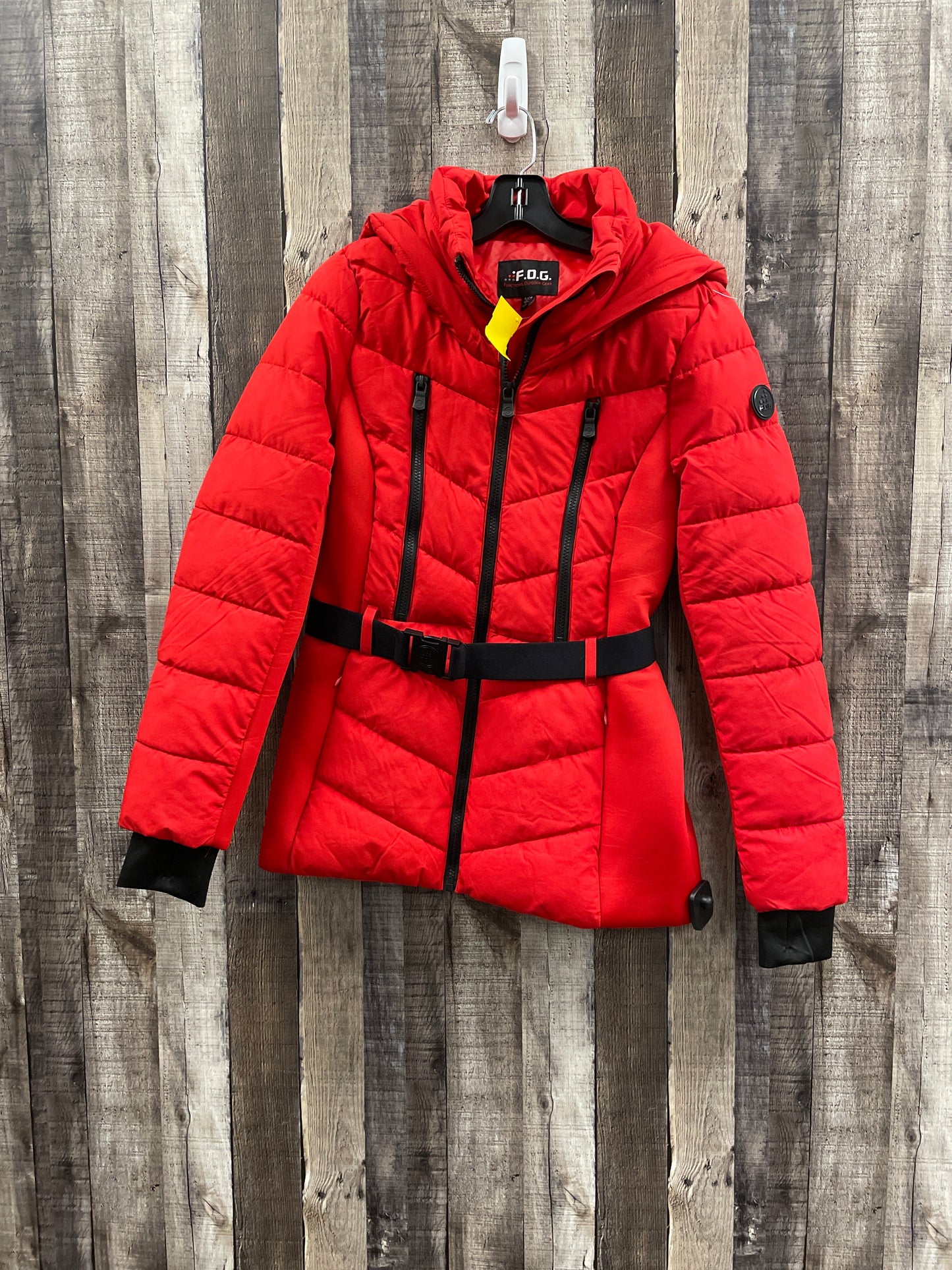 Coat Puffer & Quilted By Cme In Red, Size: S