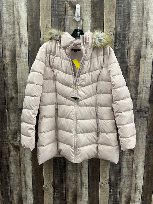 Coat Puffer & Quilted By Inc In Pink, Size: Xl