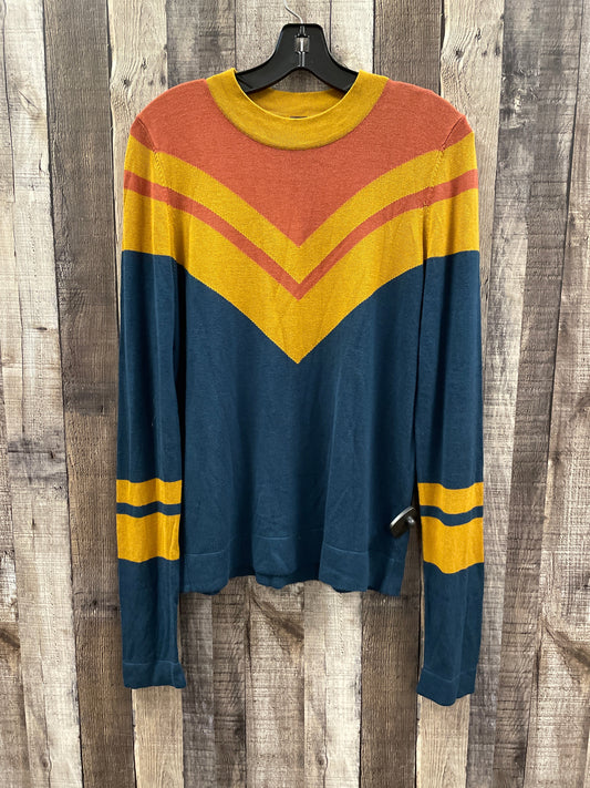 Top Long Sleeve By Free People In Multi-colored, Size: L