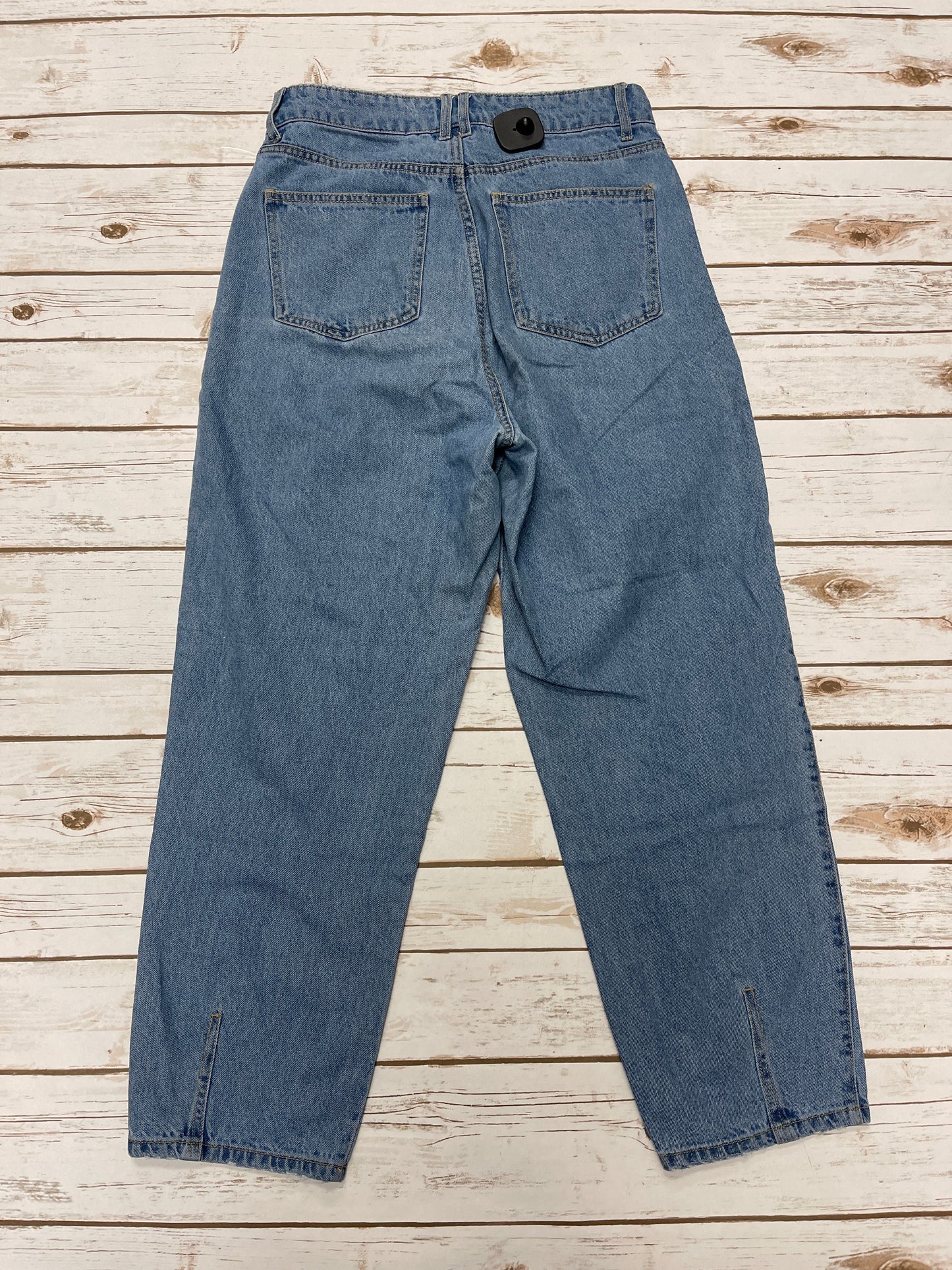 Jeans Straight By H&m In Blue Denim, Size: 8