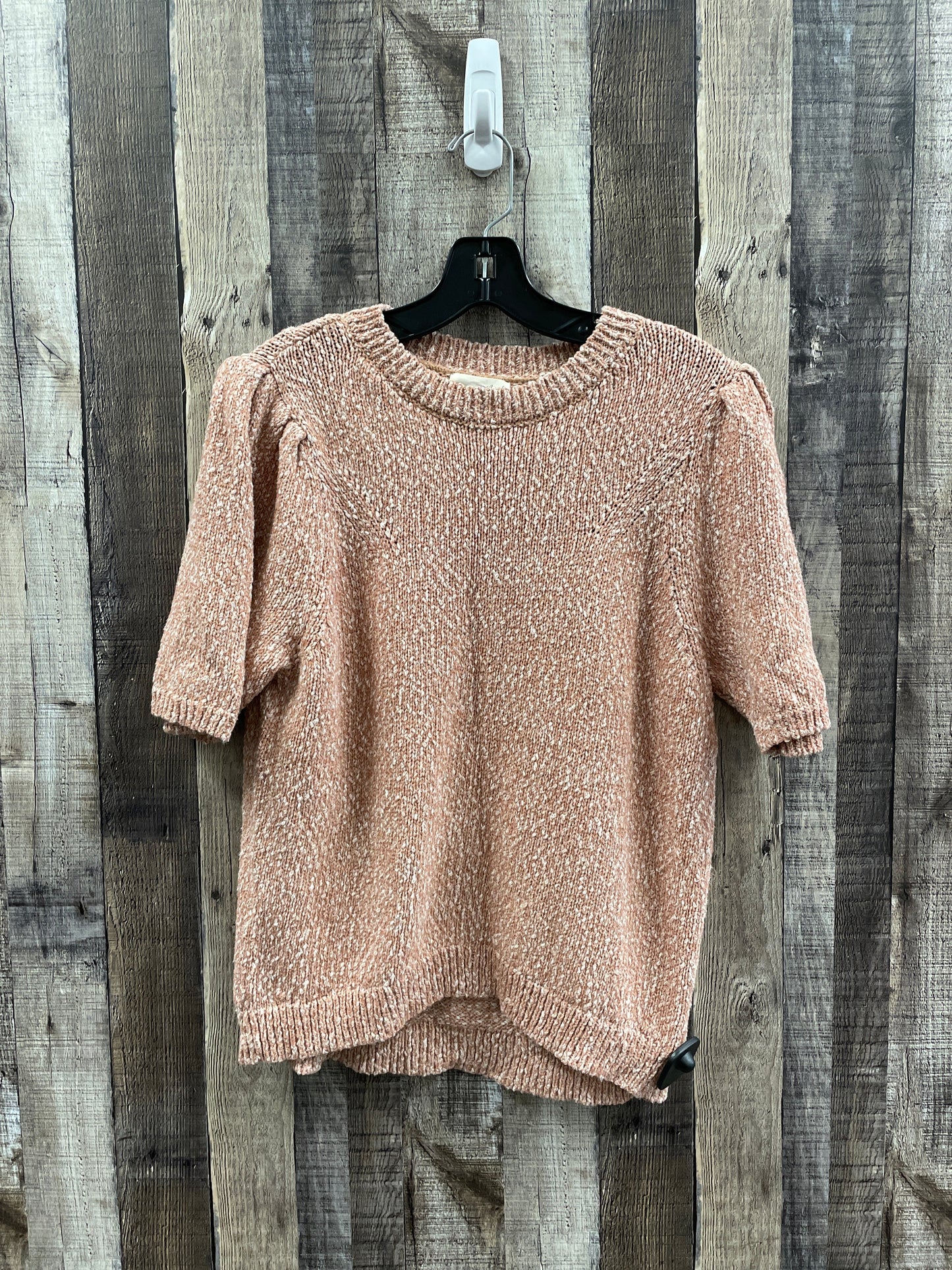 Sweater Short Sleeve By Universal Thread In Brown, Size: L