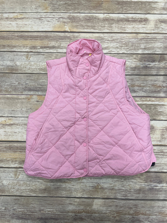 Vest Puffer & Quilted By Cmf In Pink, Size: L