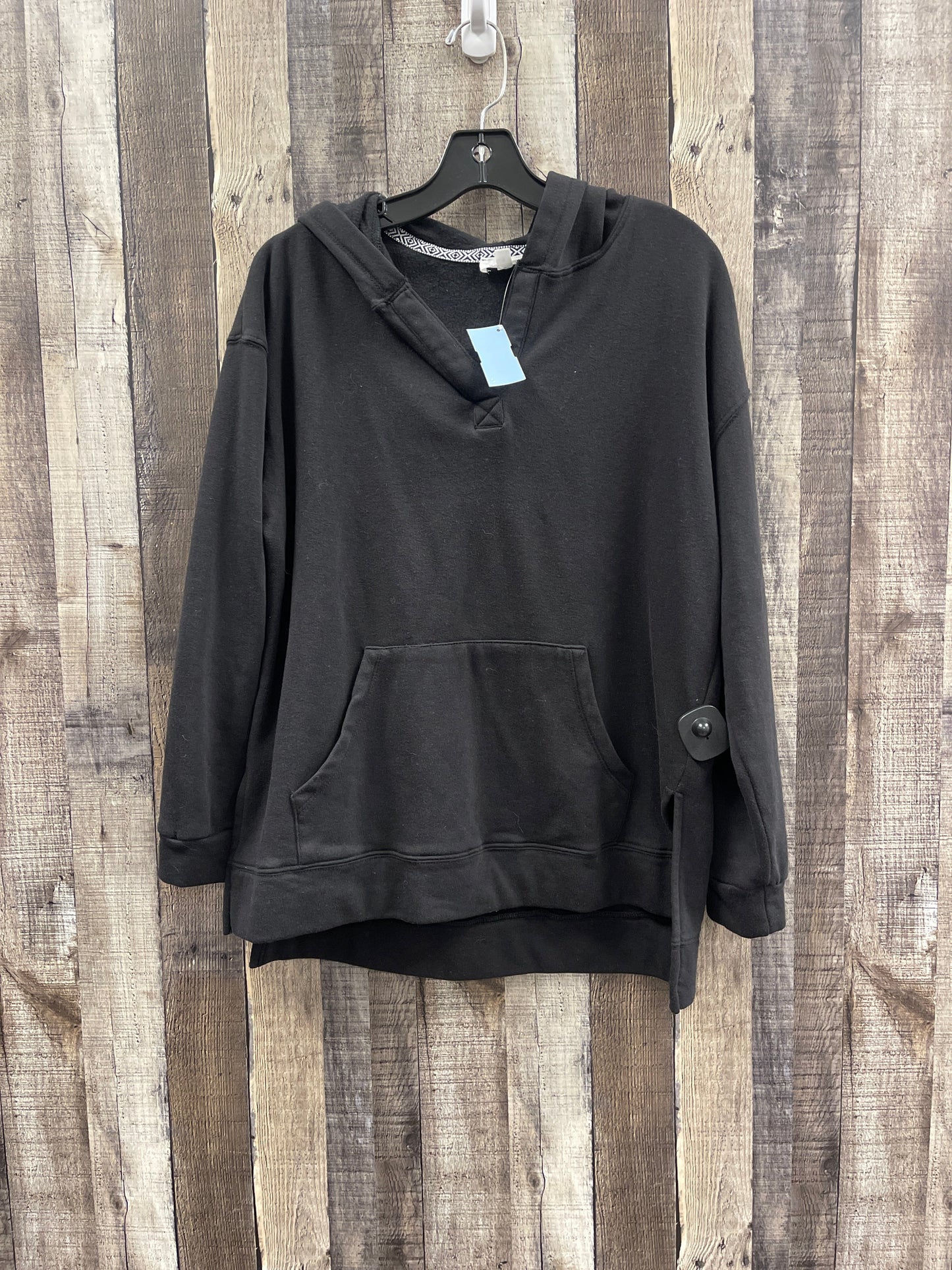 Sweatshirt Hoodie By West Bound In Black, Size: S