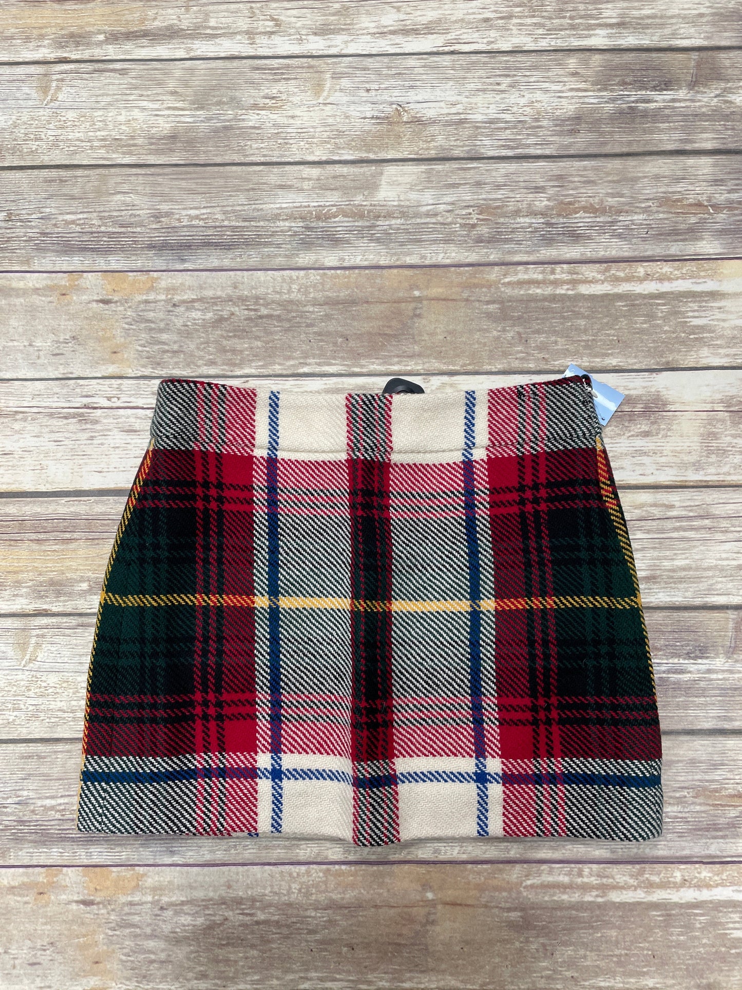 Skirt Mini & Short By J. Crew In Plaid Pattern, Size: 10