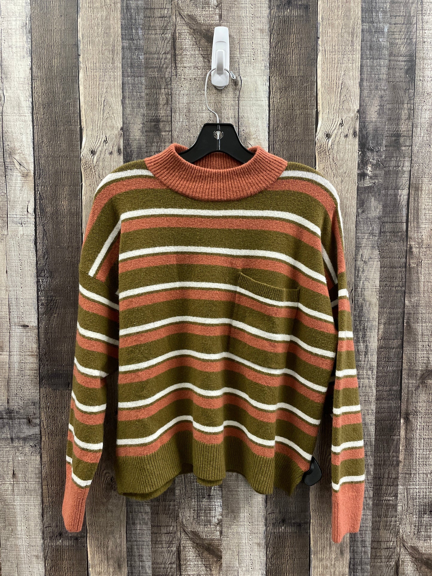 Sweater By Madewell In Striped Pattern, Size: M