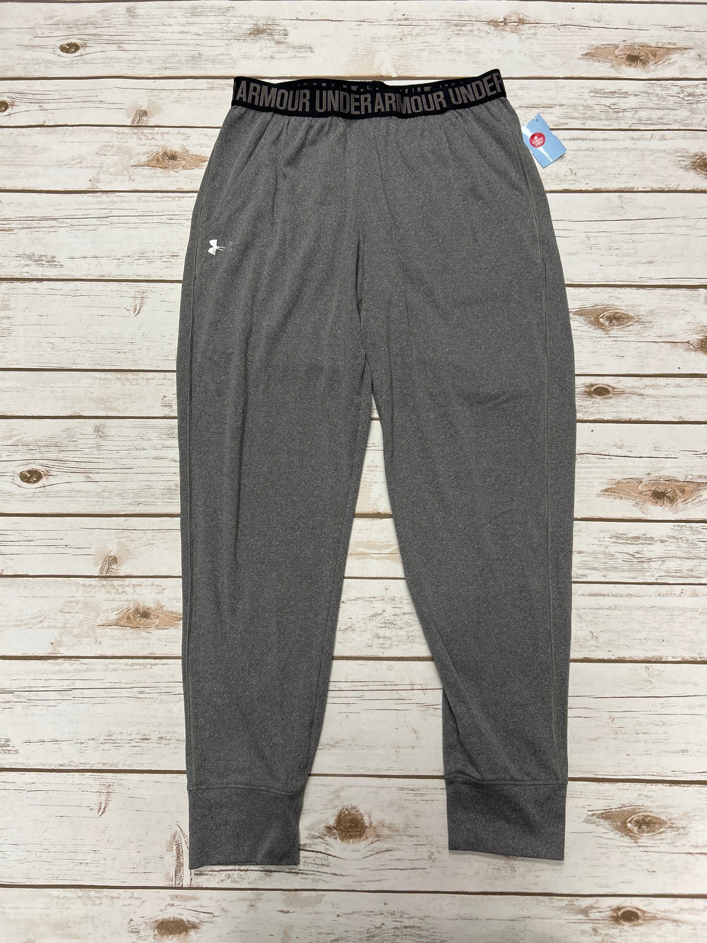 Athletic Pants By Under Armour In Grey, Size: S