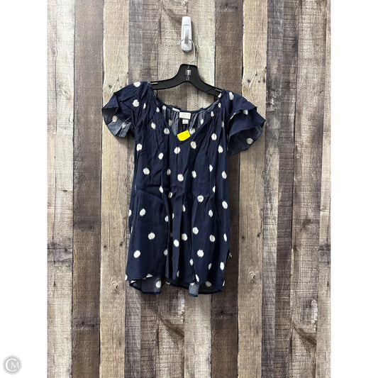 Top Short Sleeve By A New Day In Blue, Size: S