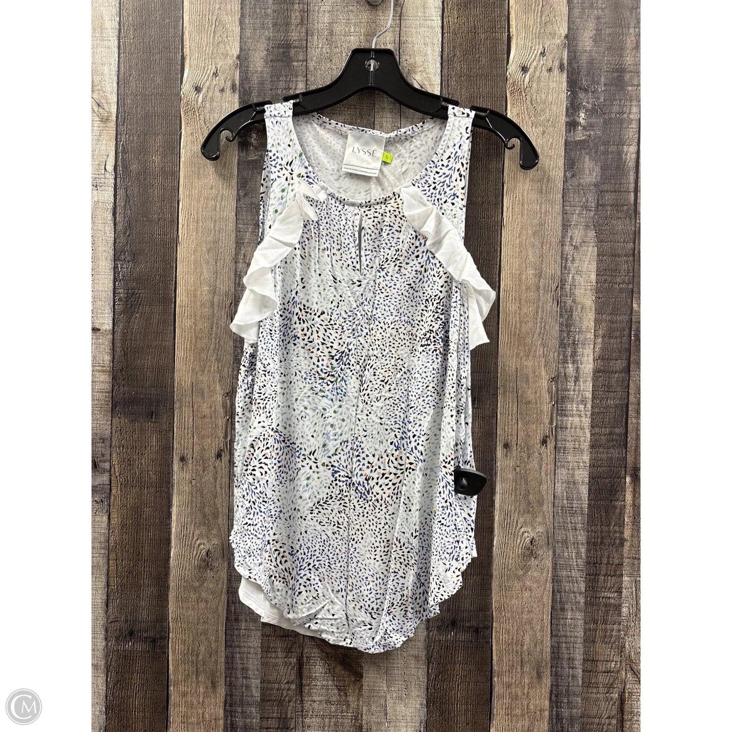 Top Sleeveless By Lysse In White, Size: S