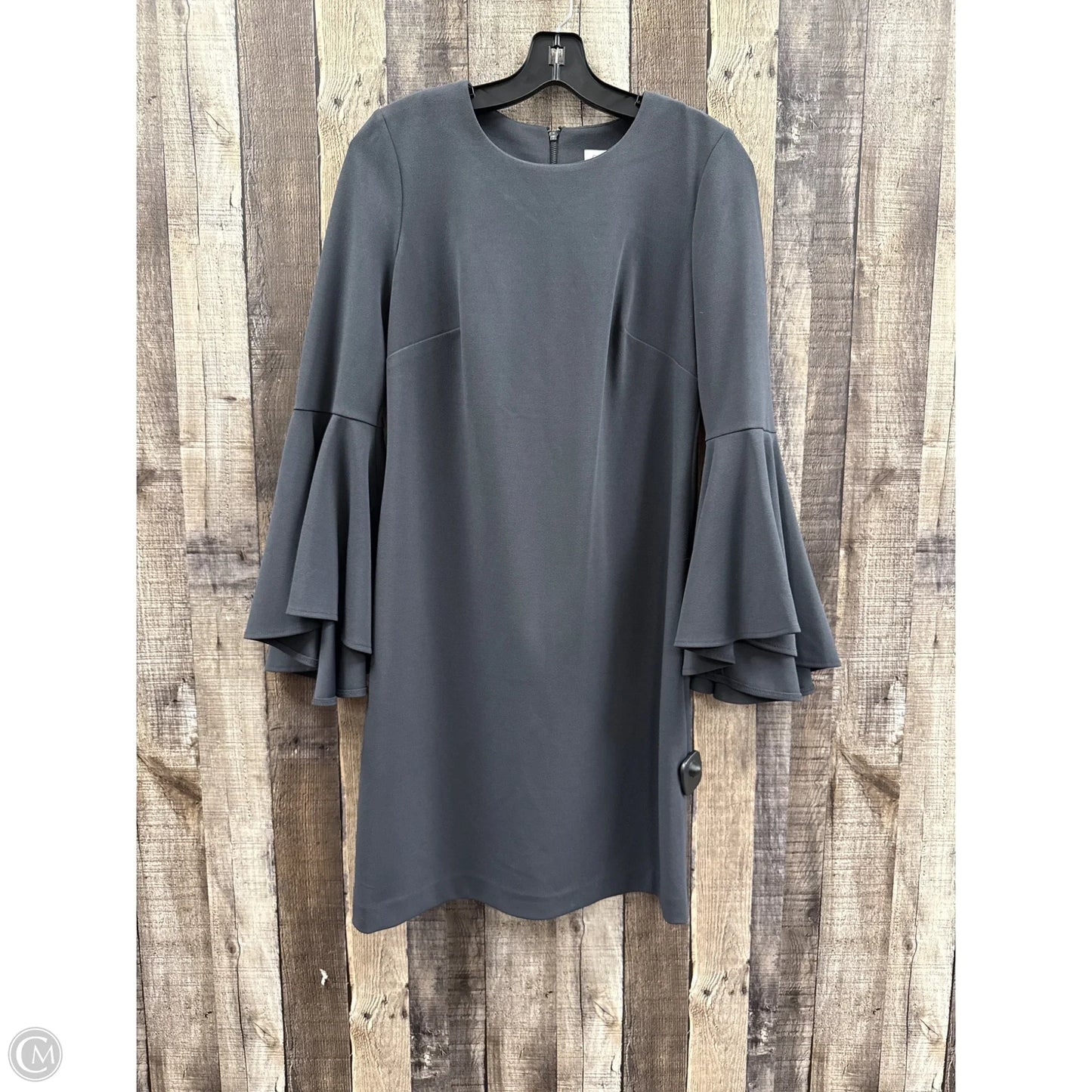 Dress Work By Calvin Klein In Grey, Size: S