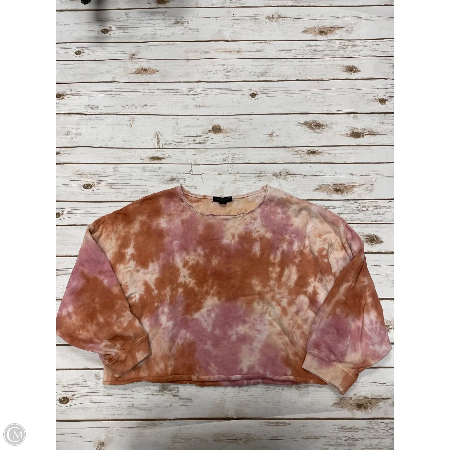 Sweatshirt Crewneck By Sanctuary In Tie Dye Print, Size: Xs