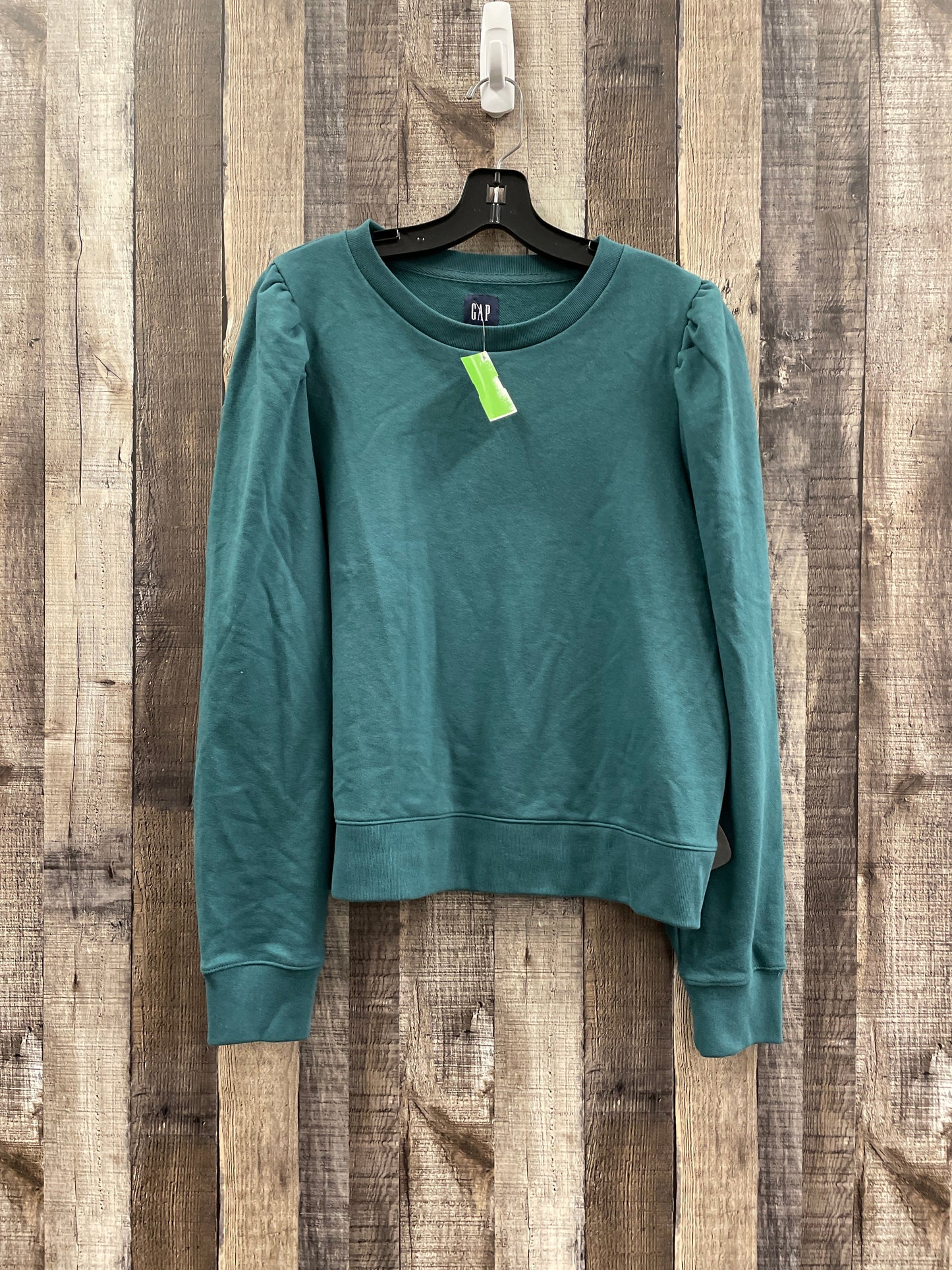 Sweatshirt Crewneck By Gap In Green, Size: L