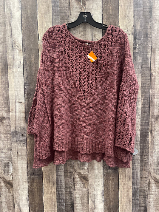 Wine Sweater Free People, Size Xs