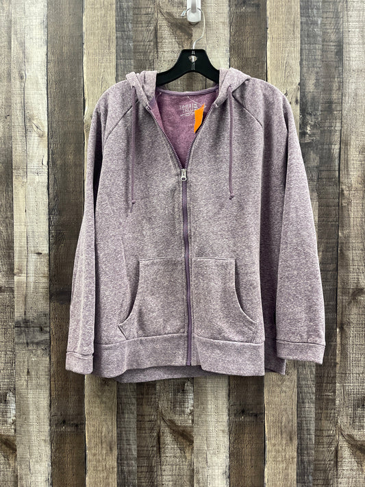 Jacket Other By Time And Tru In Purple, Size: Xl