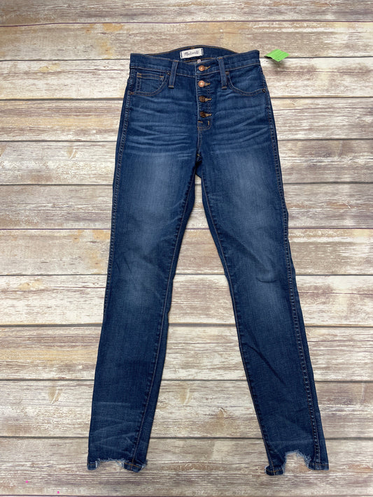Blue Denim Jeans Skinny Madewell, Size 0