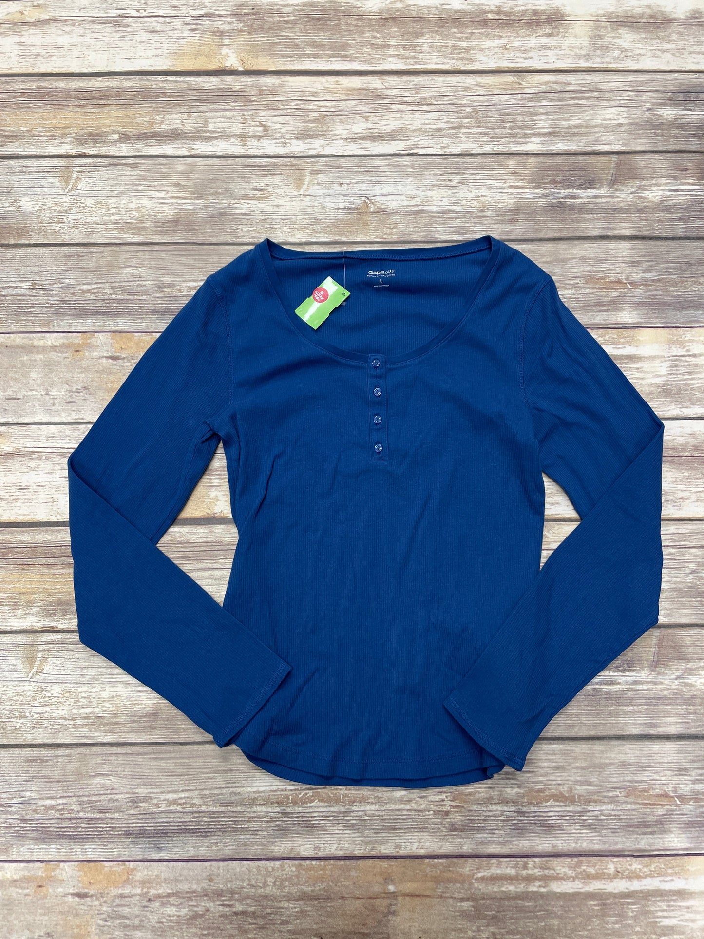 Top Long Sleeve Basic By Gap  Size: L