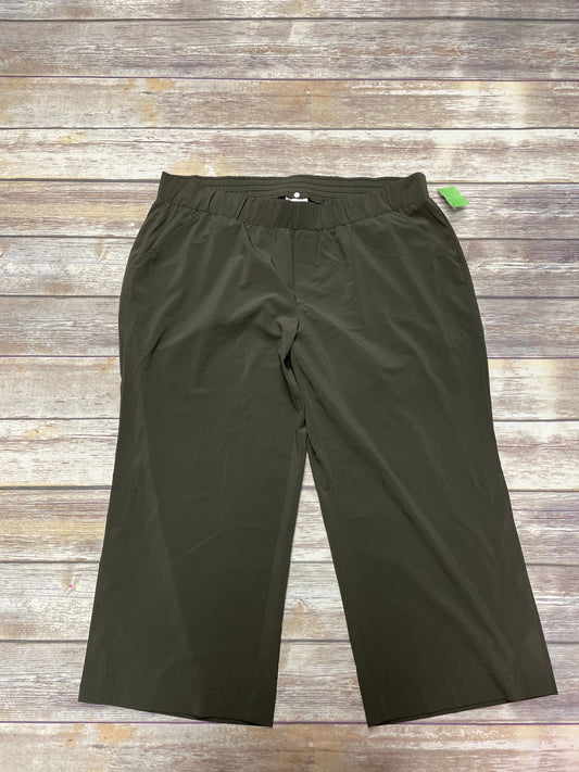 Green Athletic Pants J. Jill, Size 2x