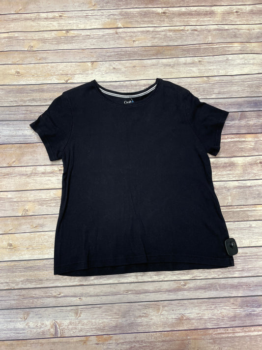 Top Short Sleeve By Croft And Barrow  Size: Petite L