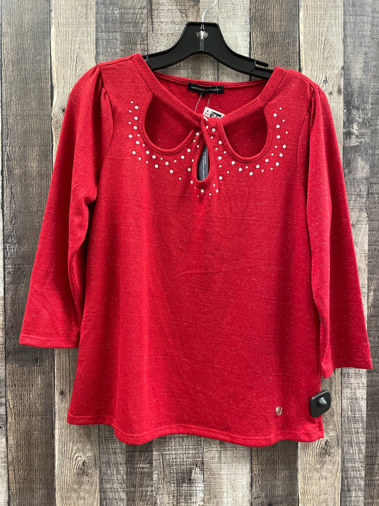 Top Long Sleeve By Adrienne Vittadini  Size: S