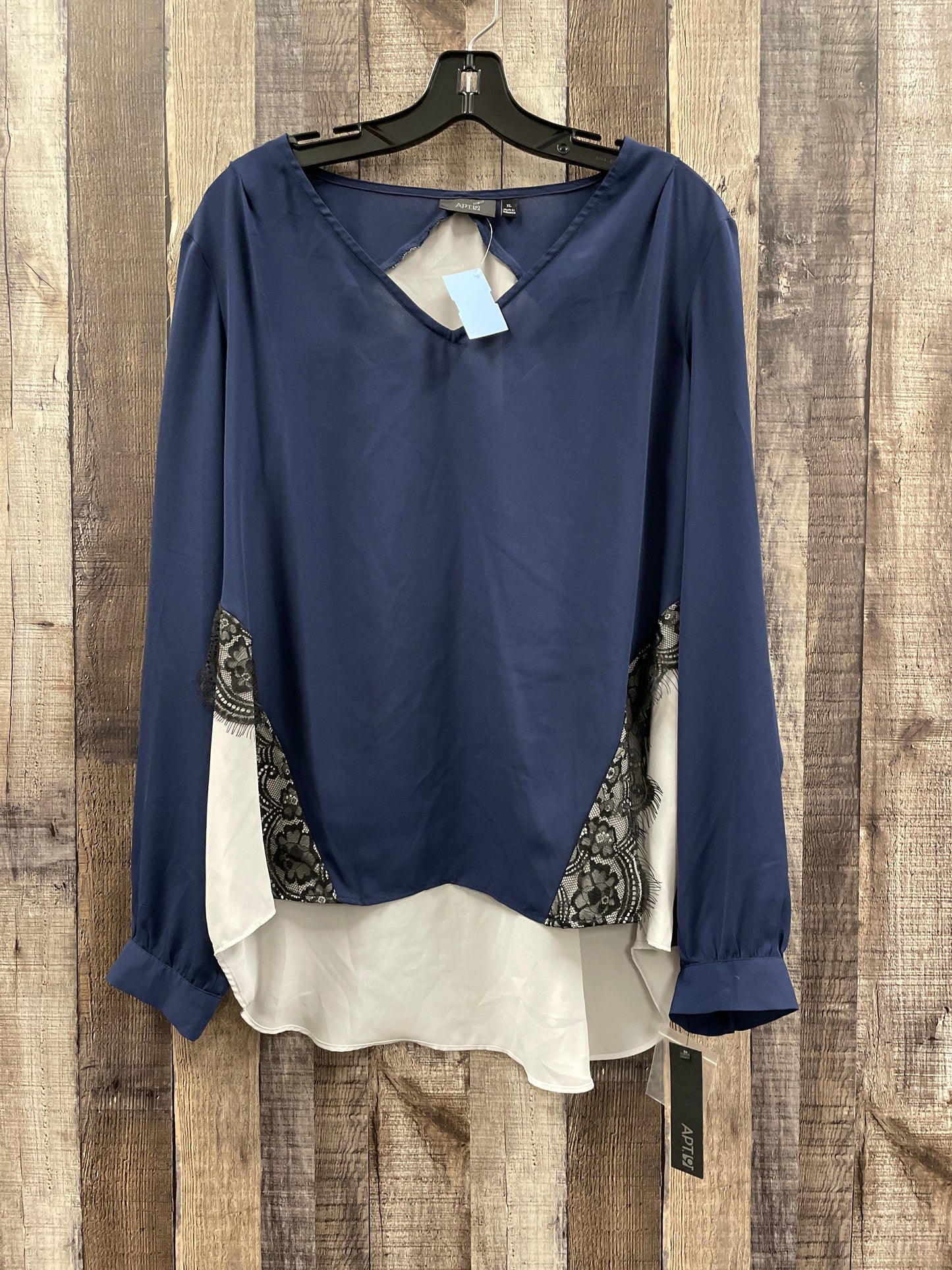 Blouse Long Sleeve By Apt 9  Size: Xl