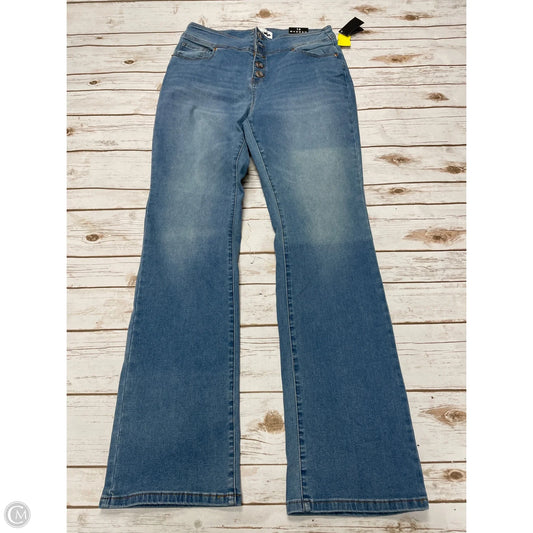 Jeans Boot Cut By Fashion Nova In Blue Denim, Size: 14
