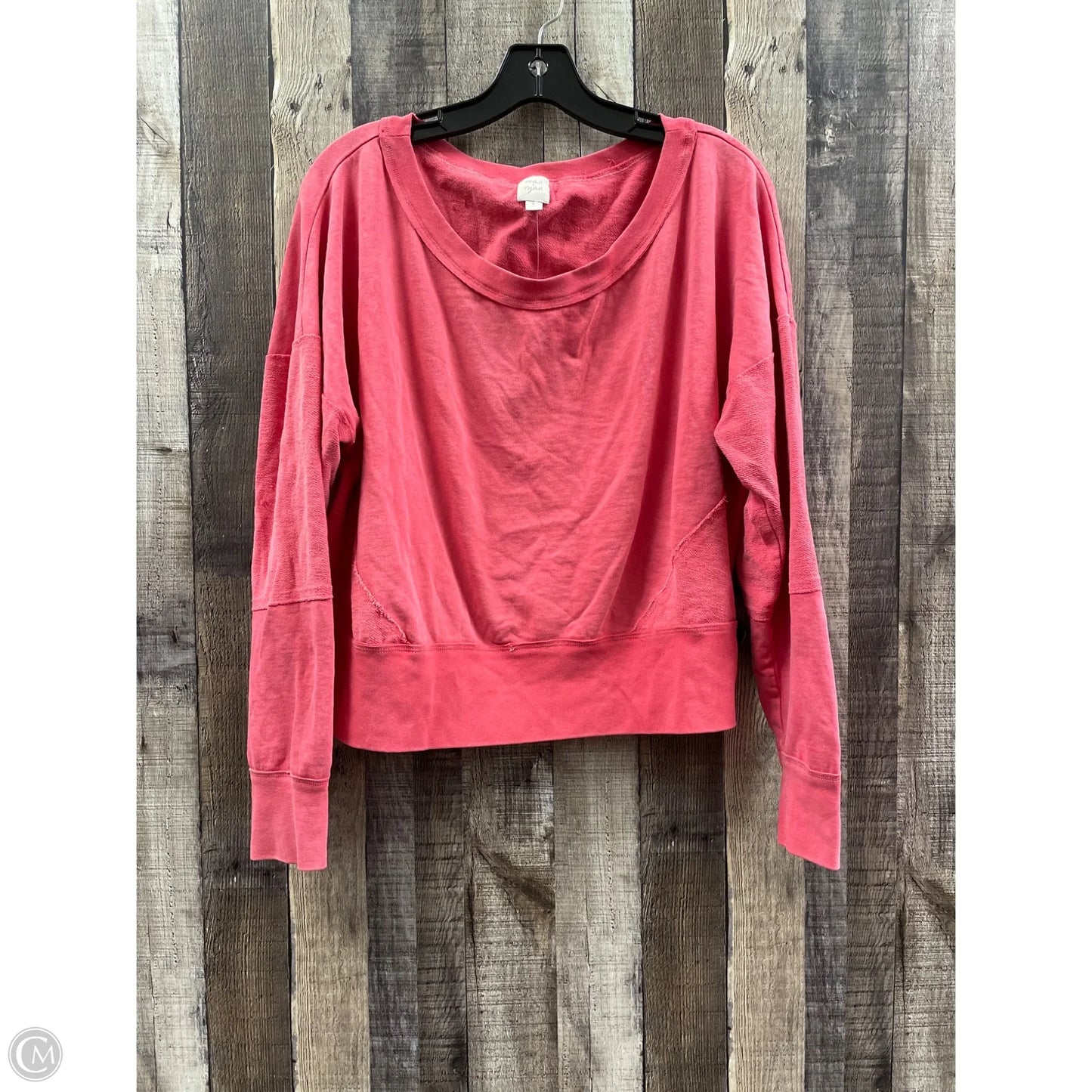 Top Long Sleeve By Cmf In Pink, Size: S