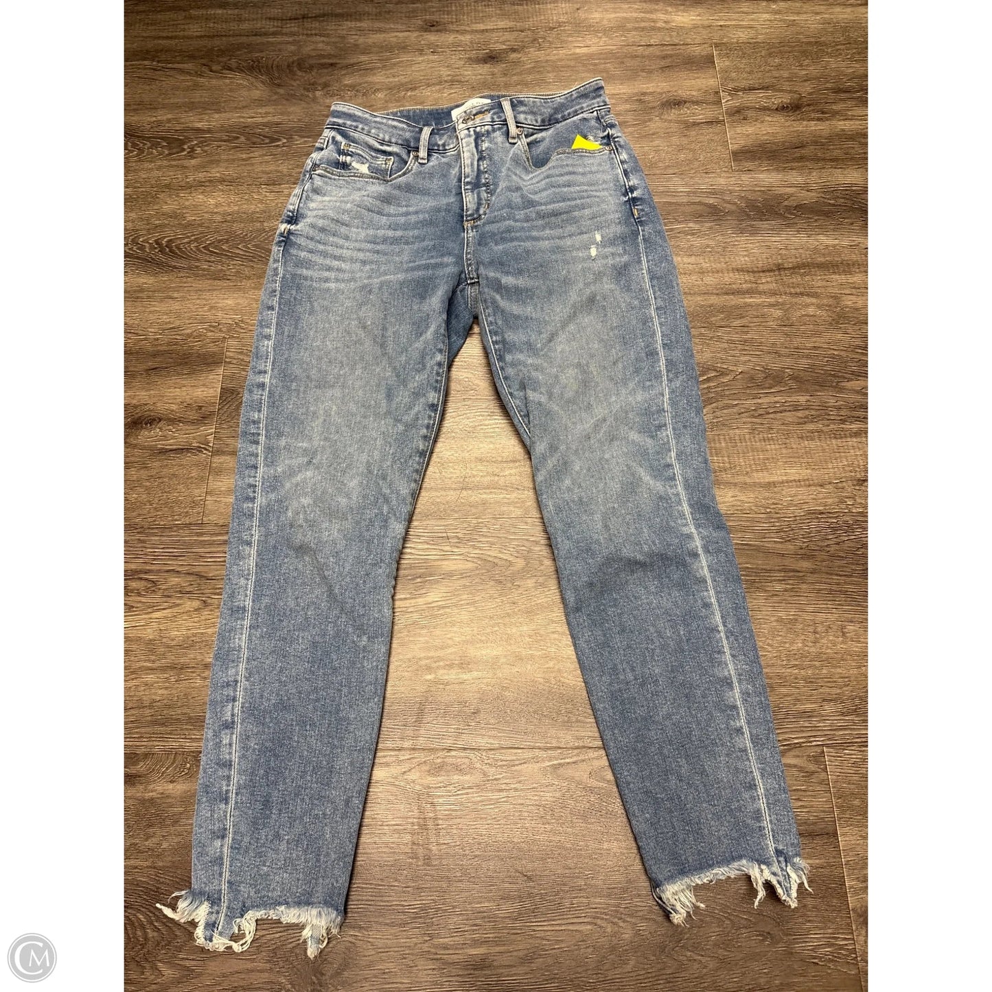 Jeans Straight By Loft In Blue Denim, Size: 6
