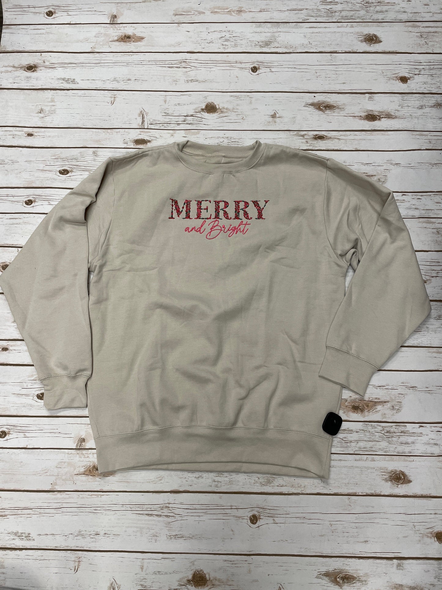 Sweatshirt Crewneck By Cme In Tan, Size: 2x