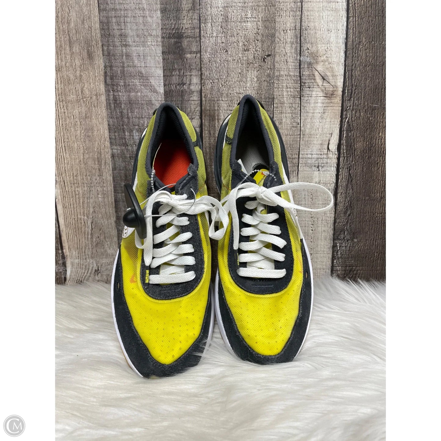 Shoes Athletic By Nike In Yellow, Size: 7
