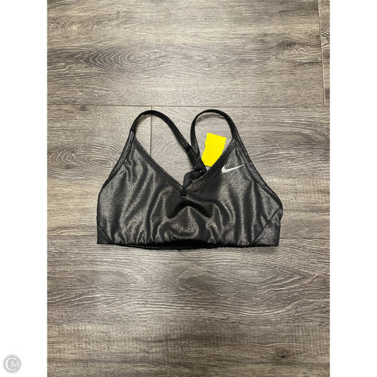 Athletic Bra By Nike In Black, Size: S