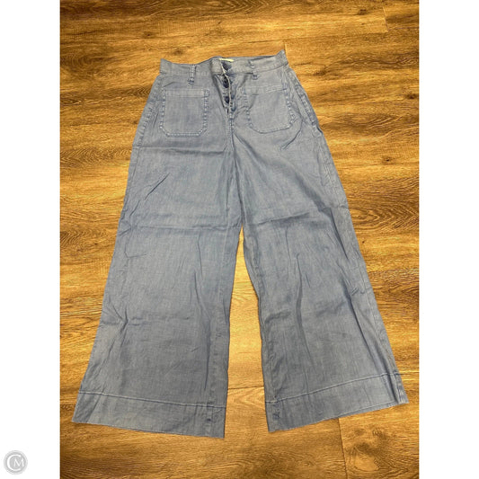 Pants Linen By Evereve In Blue, Size: 8