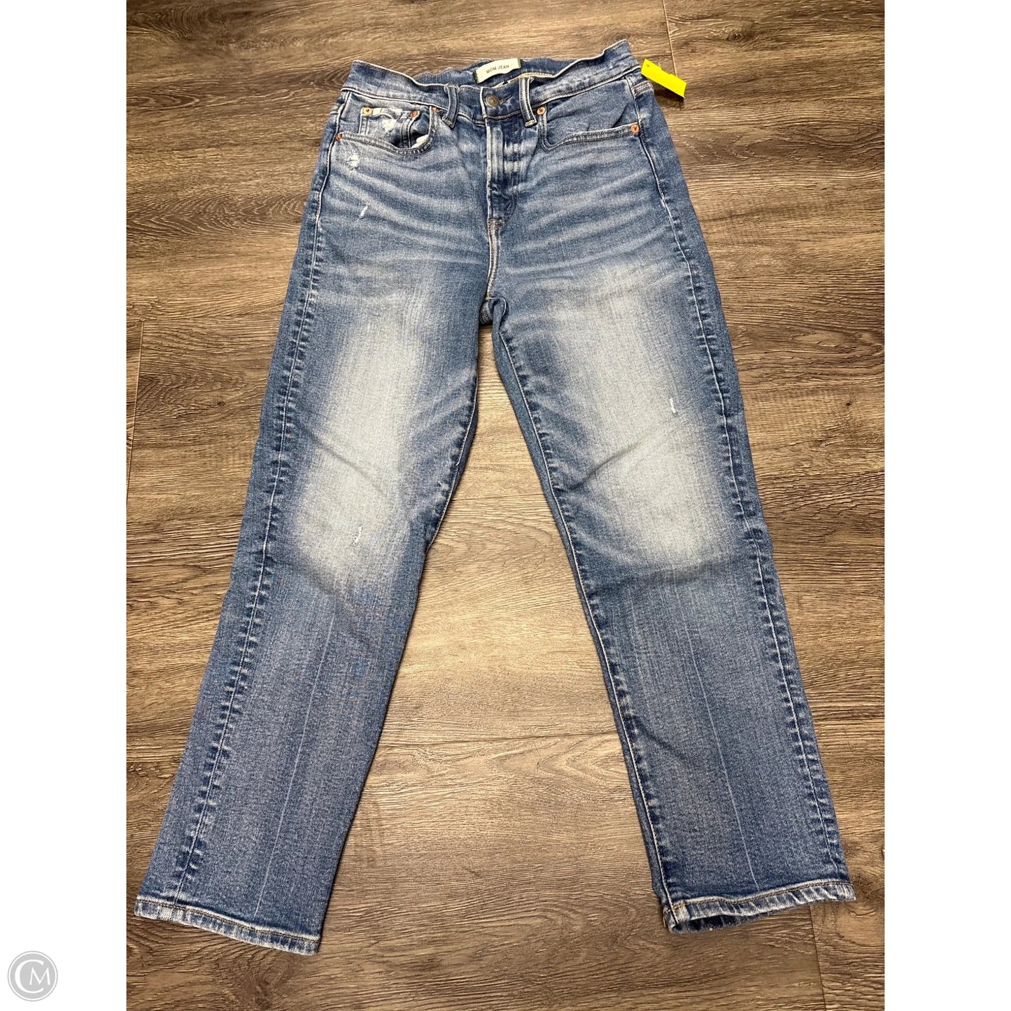 Jeans Boyfriend By Ae77 In Blue Denim, Size: 4