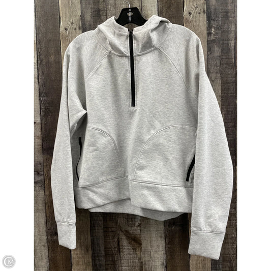 Athletic Jacket By Dsg Outerwear In Grey, Size: L