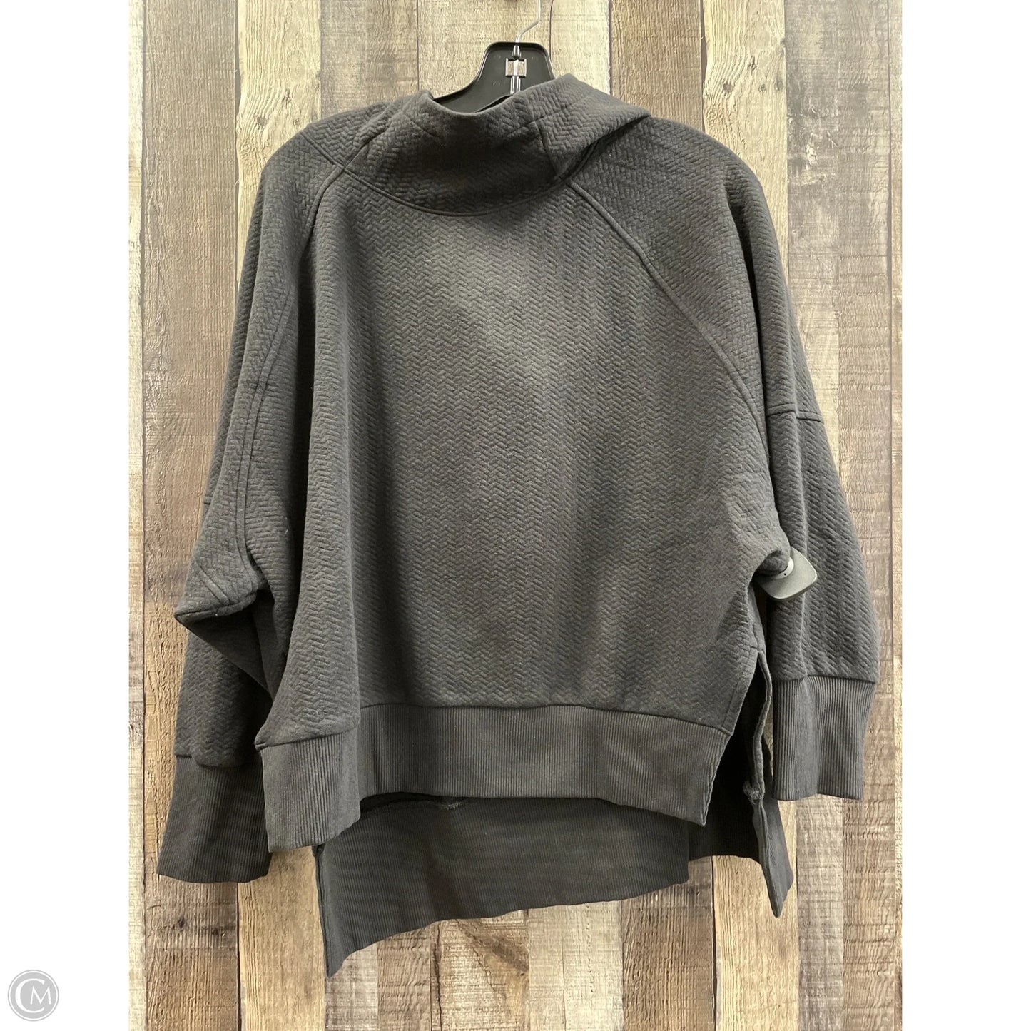 Athletic Top Long Sleeve Hoodie By Calia In Black, Size: S