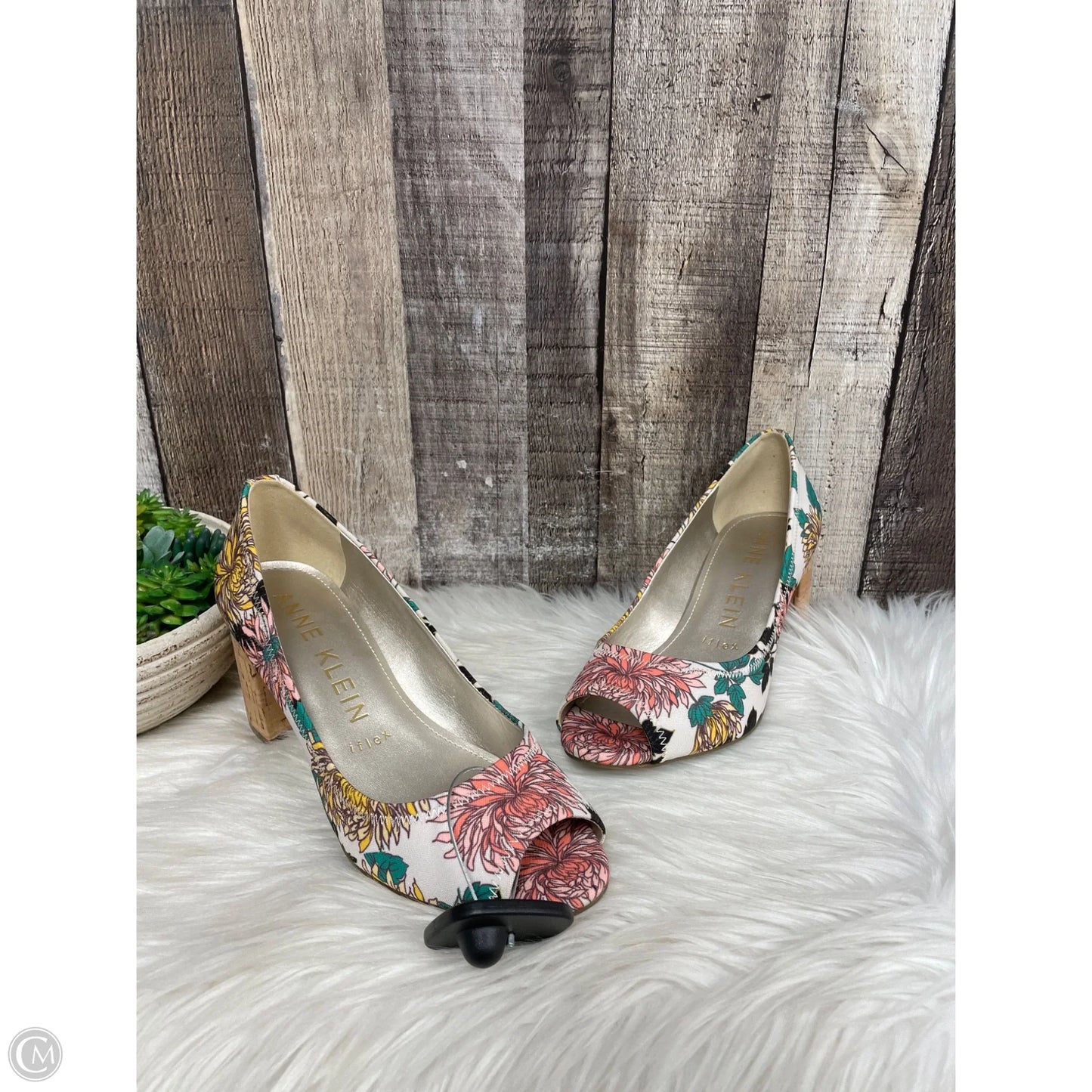 Shoes Heels Block By Anne Klein In Multi-colored, Size: 7