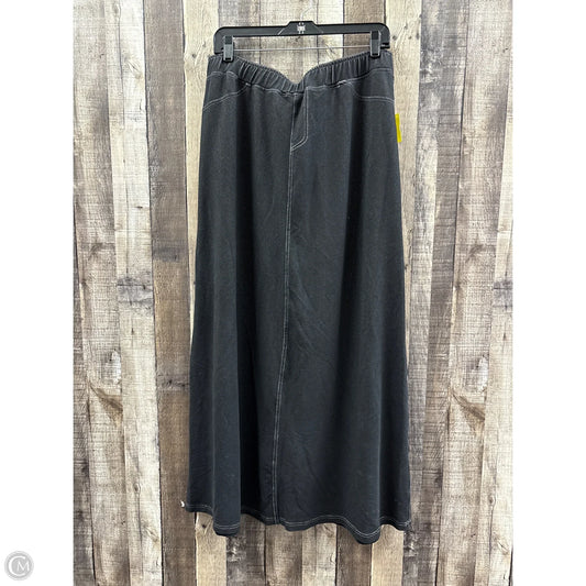 Skirt Maxi By Cmf In Black, Size: Xxl