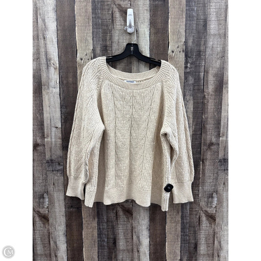 Sweater By Old Navy In Beige, Size: 2x