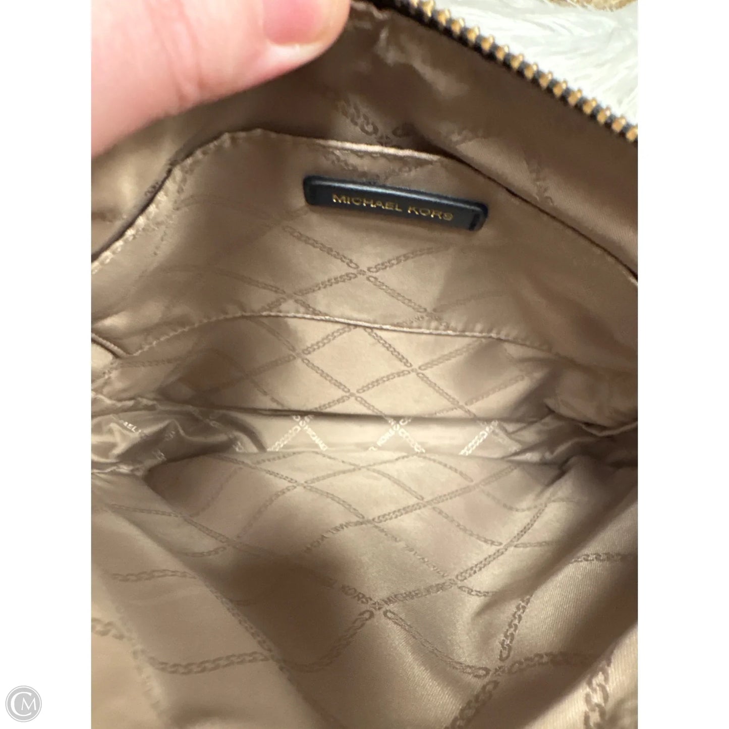 Crossbody Designer By Michael Kors, Size: Medium