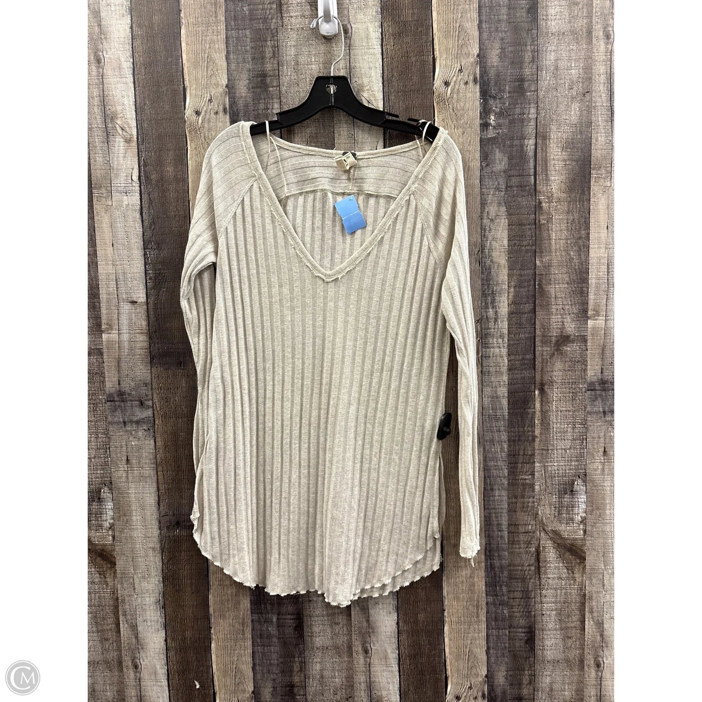 Top Long Sleeve By We The Free In Beige, Size: M