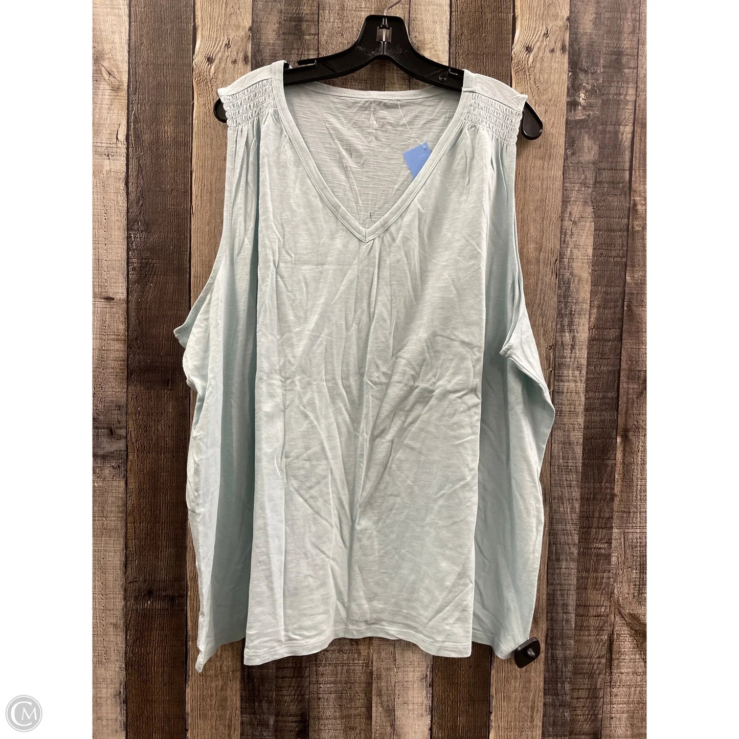 Top Sleeveless By Maurices In Blue, Size: 4x