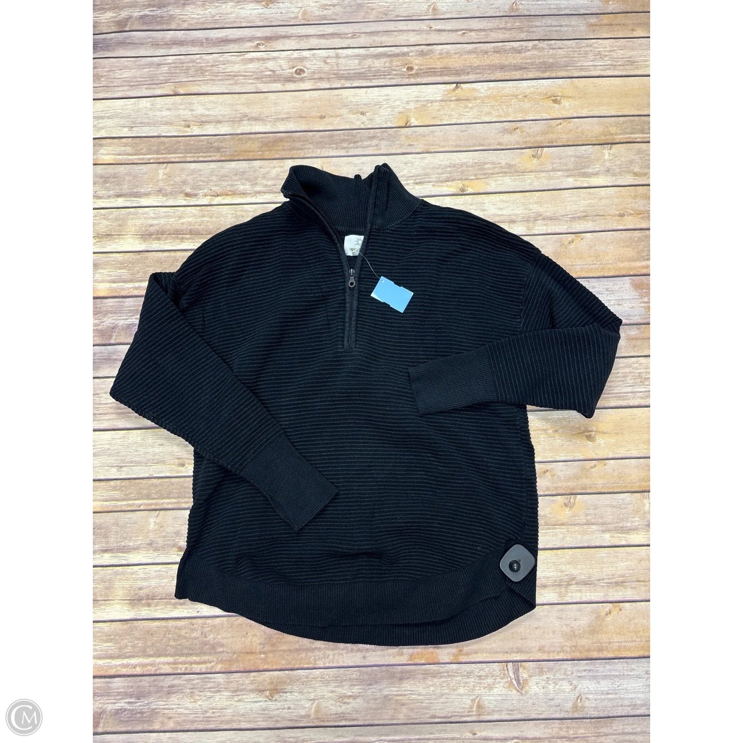 Sweatshirt Collar By Aerie In Black, Size: M