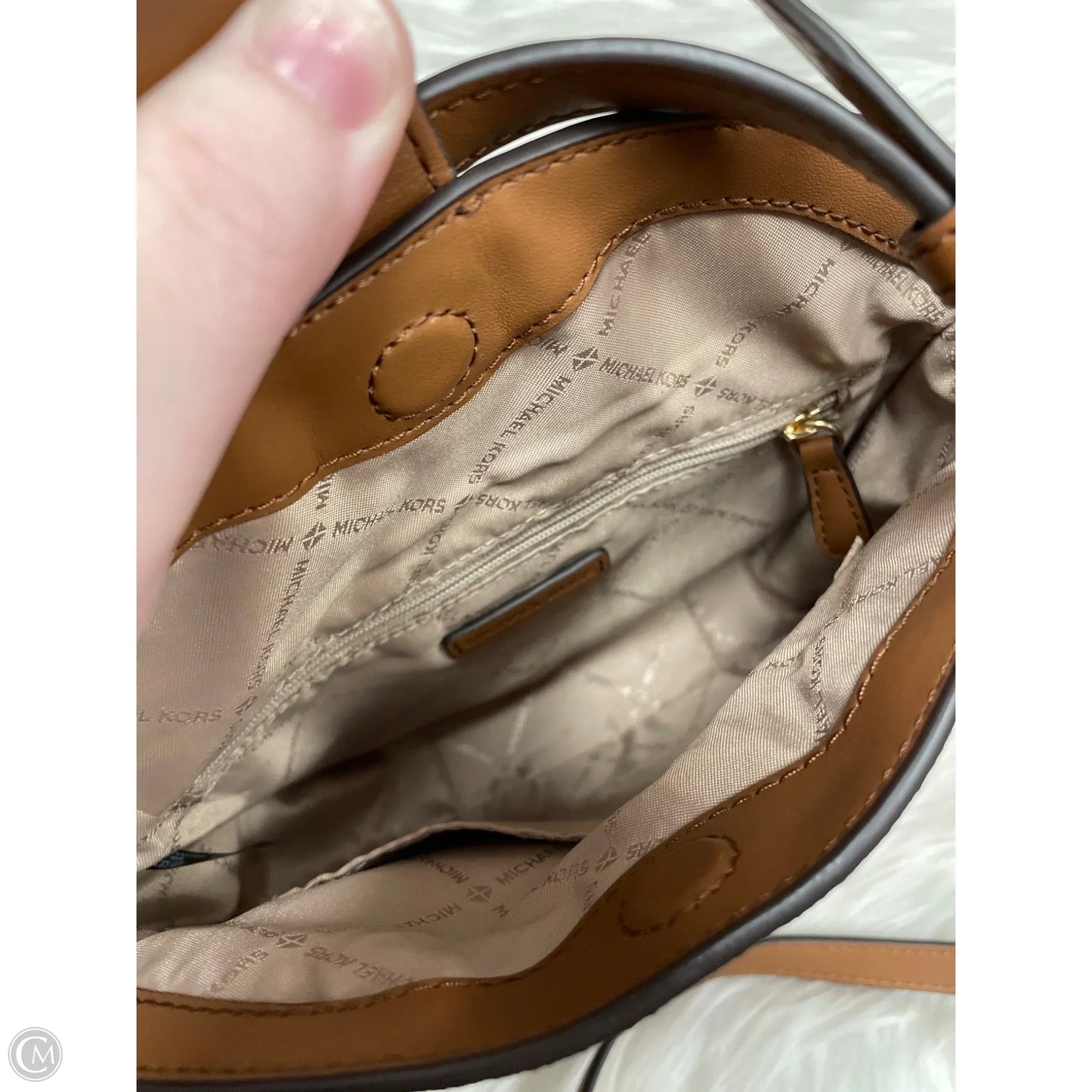 Crossbody Designer By Michael Kors, Size: Medium