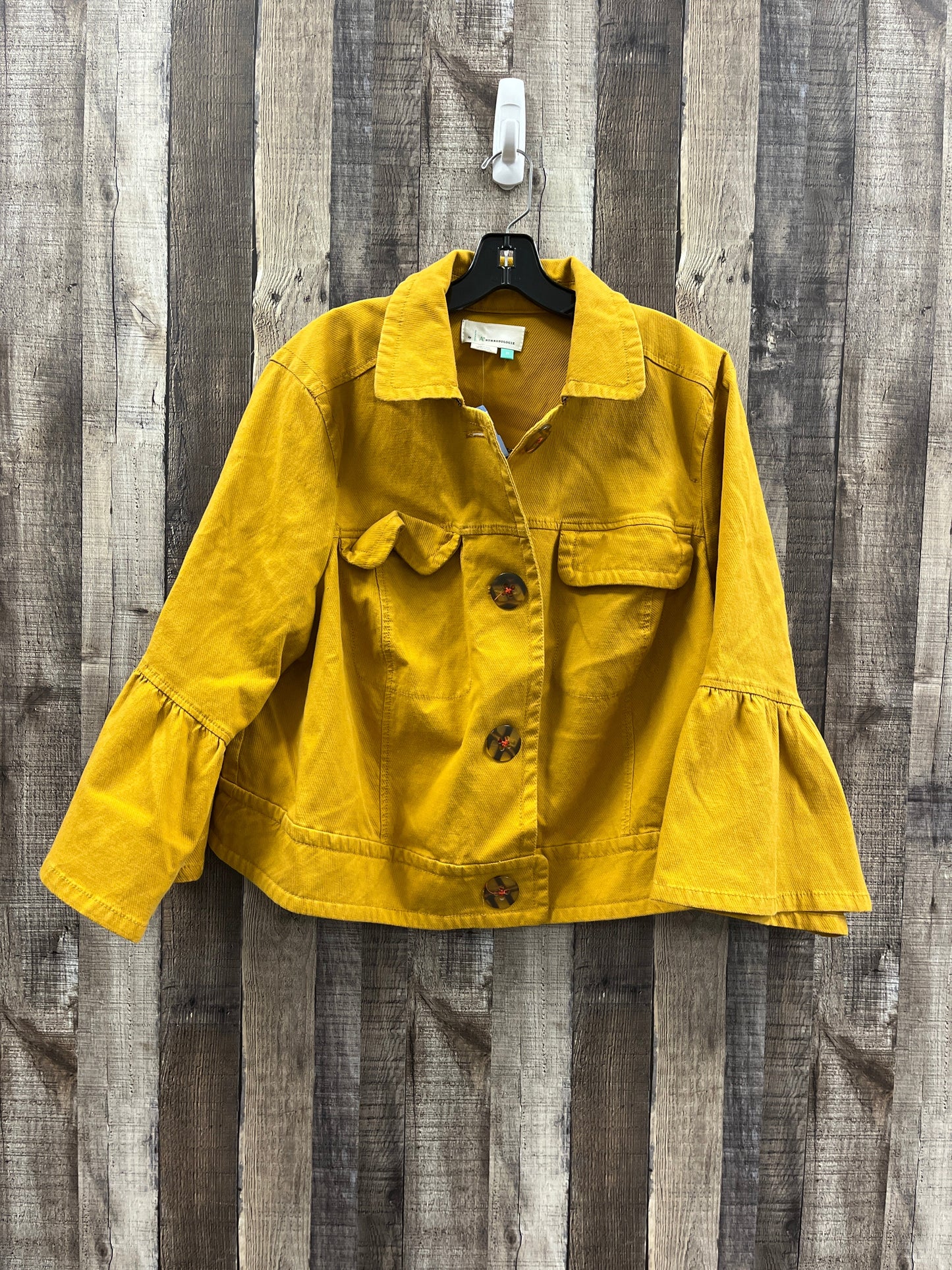 Jacket Other By Anthropologie In Yellow, Size: 2x