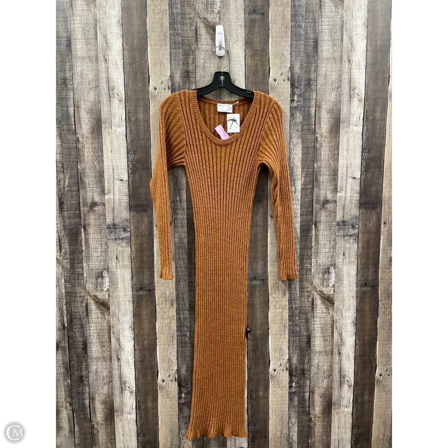 Dress Casual Maxi By Asos In Brown, Size: S