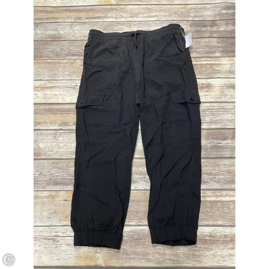 Pants Linen By Cloth & Stone In Black, Size: M