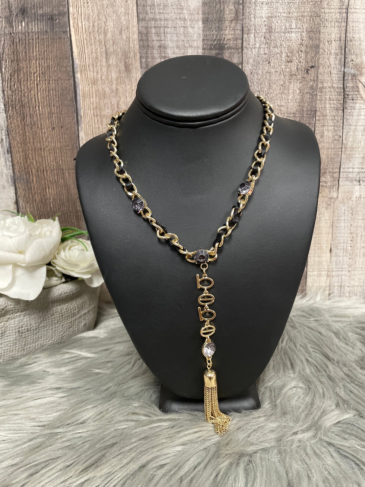 Necklace Lariat & Y-drop By Bebe